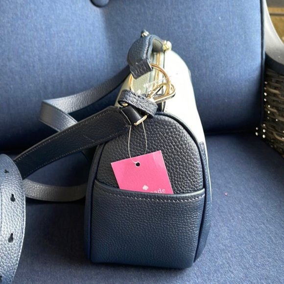 Kate Spade Pebbled Leather Crossbody Bag Light Pistachio Multi - Picture 4 of 16